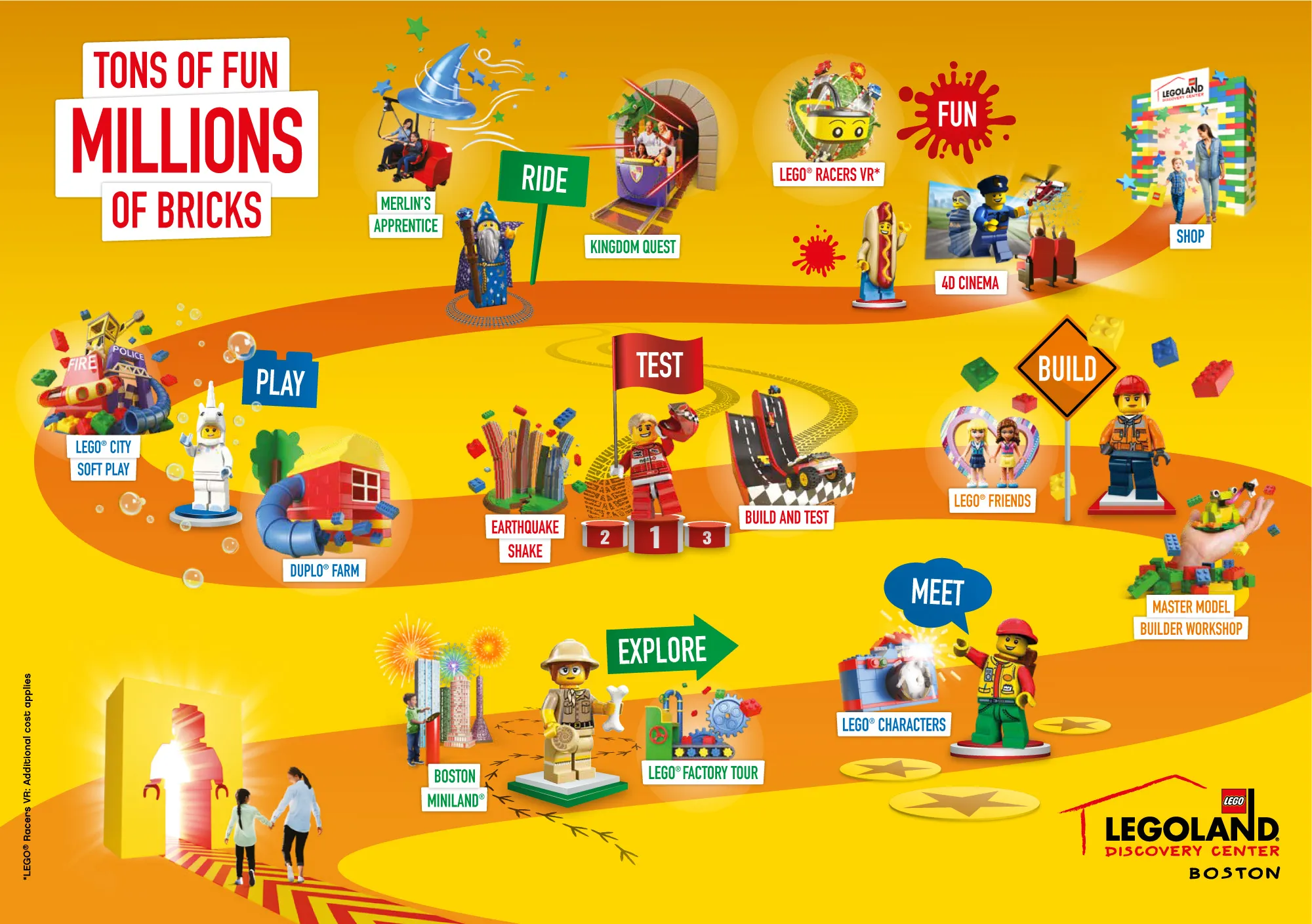 Map | LEGOLAND Discovery Center Boston